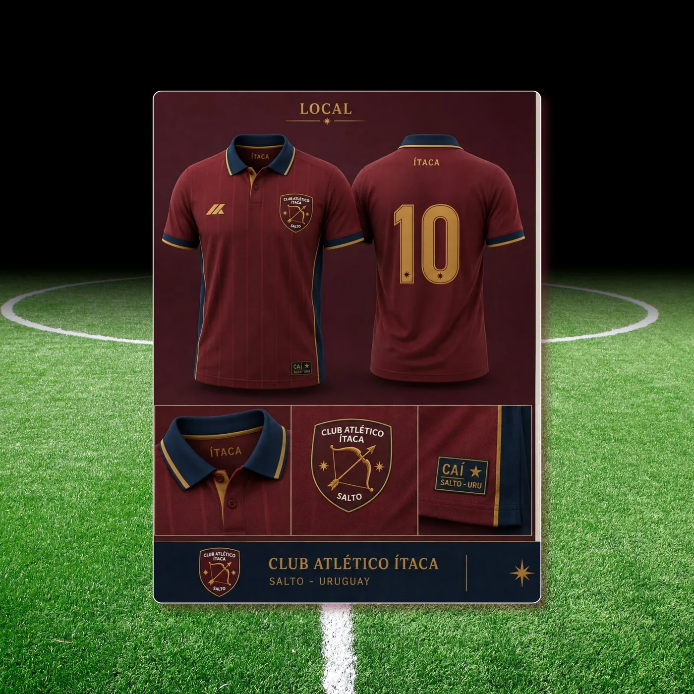 Camiseta Alternativa de Club Atlético Ítaca