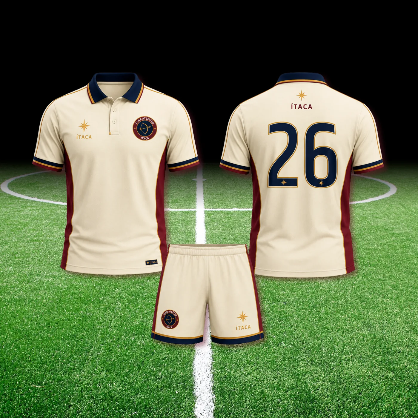 Camiseta Titular de Club Atlético Ítaca